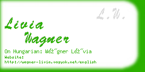 livia wagner business card